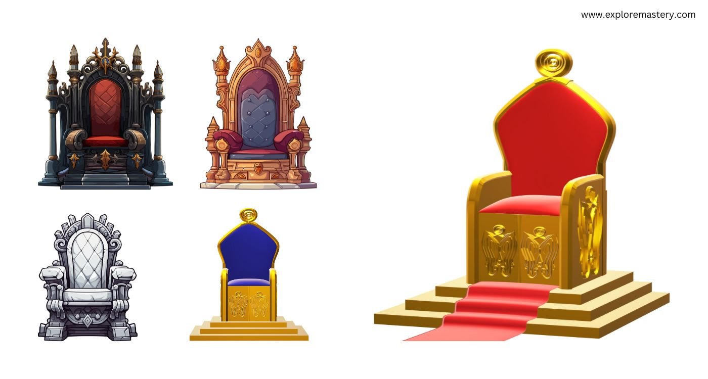 Throne: A symbol of leadership and command