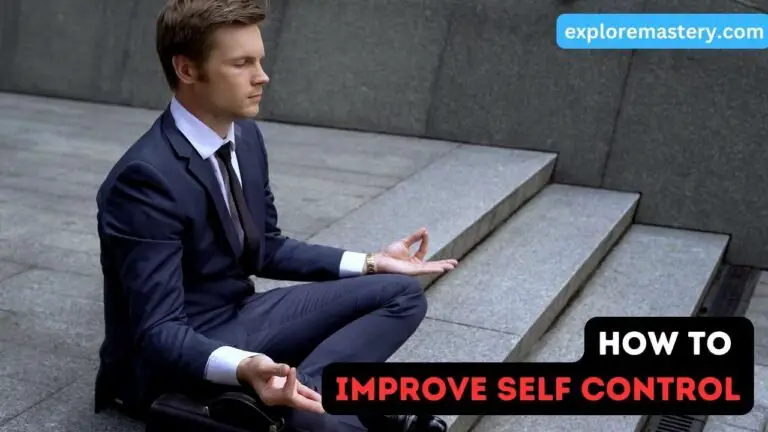 how improve self control